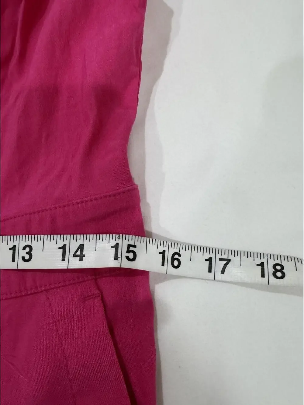 Anthropologie Maeve NWT Pink Zip Front Wide Leg Jumpsuit Sleeveless Retro Siz 10 - Picture 8 of 9